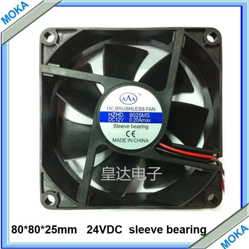 Free Shipping Good Quality 5 pieces/lot 80X80X25mm Cooling Brushless Fan 24VDC Blad8025es Plastic
Free Shipping Good Quality 5 pieces/lot 80X80X25mm Cooling Brushless Fan 24VDC Blad8025es Plastic