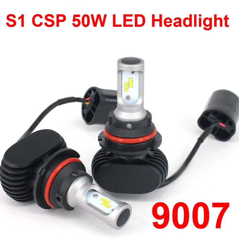 1 Set 9007 HB5 S1 50W 8000LM LED Headlight Slim Conversion Kit High/Low Beam Seoul CSP Y19 Chips Fanless All-in-one White 6000K
1 Set 9007 HB5 S1 50W 8000LM LED Headlight Slim Conversion Kit High/Low Beam Seoul CSP Y19 Chips Fanless All-in-one White 6000K