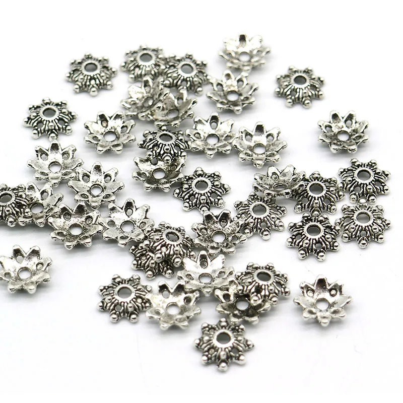 8mm 100pcs/lot Zinc Alloy Metal Bead Caps Tibetan Silver Plated Flower End Beads Caps Charms For Jewelry Making(yiwu)
8mm 100pcs/lot Zinc Alloy Metal Bead Caps Tibetan Silver Plated Flower End Beads Caps Charms For Jewelry Making(yiwu)
