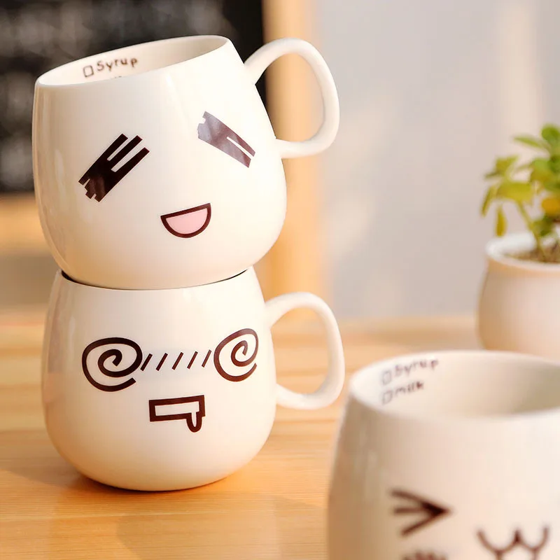 Креативная кружка с выражением уникальная фарфоровая кофейная для чая молоком