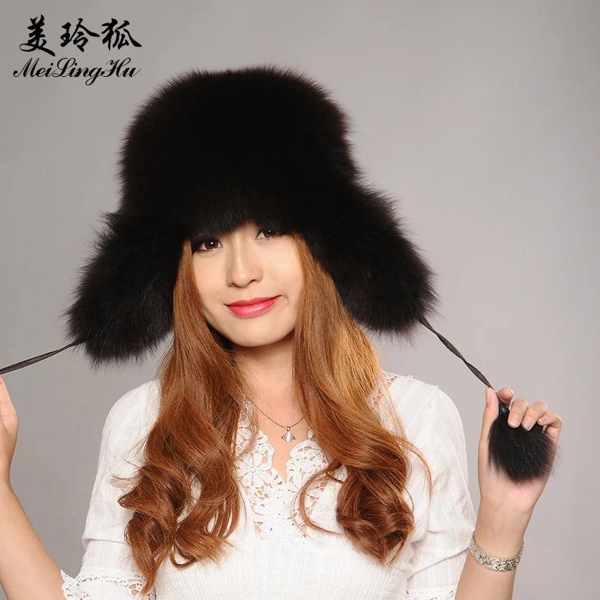 New 2017 Real Fox Fur Winter Hat for Women Fahsion Solid Genuine Natural Fur Thick Female Cap Girl 's Hat Beanies Cap
New 2017 Real Fox Fur Winter Hat for Women Fahsion Solid Genuine Natural Fur Thick Female Cap Girl 's Hat Beanies Cap