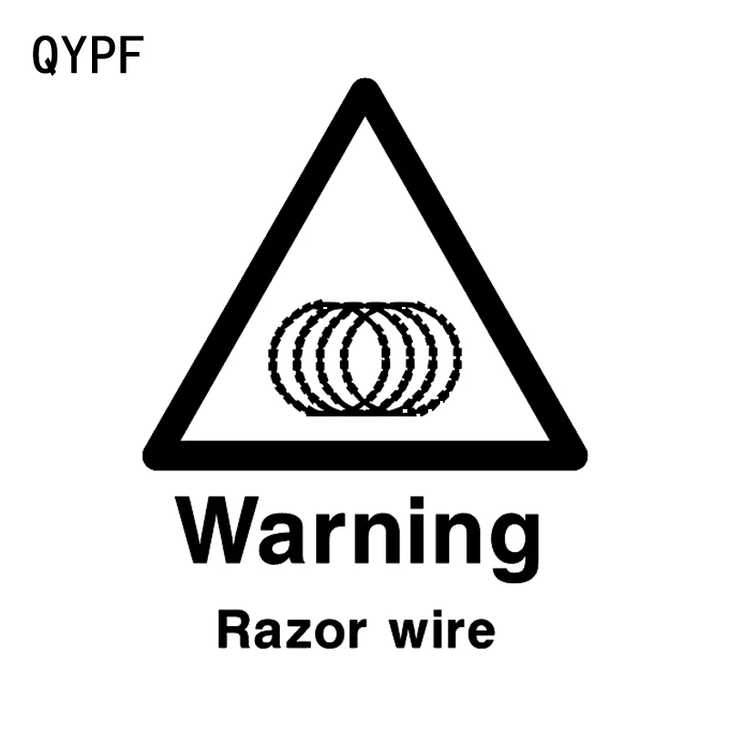 QYPF 13,5 см17, 2 см предупреждающий стикер для бритвы, графическая наклейка для автомобиля, черный/серебристый виниловый декор, S9-2340
QYPF 13,5 см17, 2 см предупреждающий стикер для бритвы, графическая наклейка для автомобиля, черный/серебристый виниловый декор, S9-2340