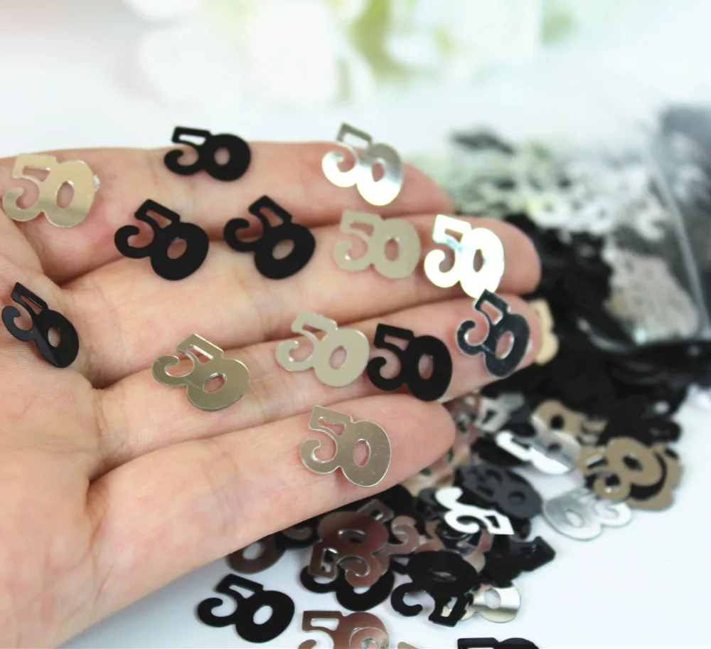 800pcs BLACK GLITZ 50th CONFETTI (Celebration/Party/Decoration)
800pcs BLACK GLITZ 50th CONFETTI (Celebration/Party/Decoration)
