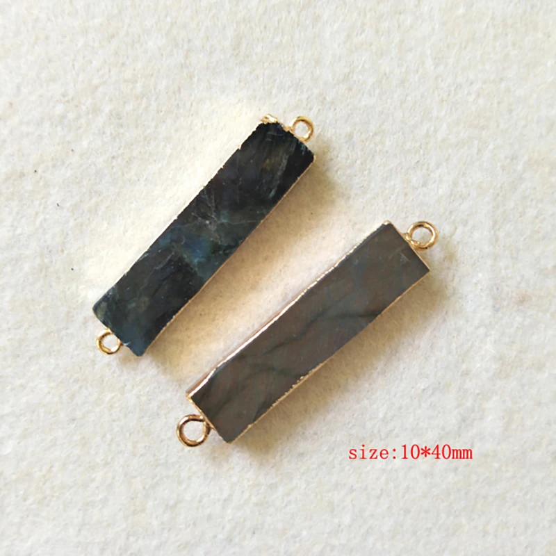 5pcs Rectangle Natural Labradorite Double Loop Connector Peacock Shining Smooth Cutting Handmade For DIY Bracelet necklace CT06
5pcs Rectangle Natural Labradorite Double Loop Connector Peacock Shining Smooth Cutting Handmade For DIY Bracelet necklace CT06