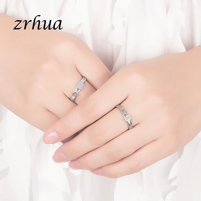 ZRHUA Hot Sale Hollow Heart Finger Ring Sets for Men Women Couple Bague 925 Sterling Silver Finger Jewelry Female Anillos
ZRHUA Hot Sale Hollow Heart Finger Ring Sets for Men Women Couple Bague 925 Sterling Silver Finger Jewelry Female Anillos