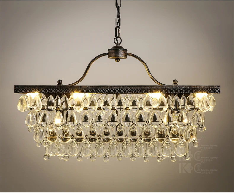 Northern Europe Creative Style Vintage Rectangle Crystal Pendant Light Parlor Light Dining Room Decoration Lamp Free Shipping
Northern Europe Creative Style Vintage Rectangle Crystal Pendant Light Parlor Light Dining Room Decoration Lamp Free Shipping