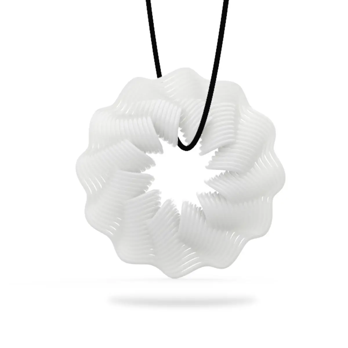 Tooarts Tomfeel 3D Printed Jewelry Rhythm Elegant Modeling Pendant Necklace Accessories | Дом и сад