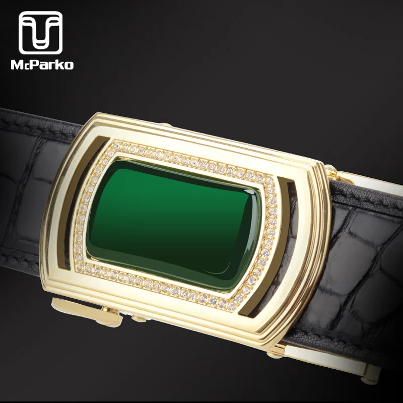 McParko Genuine Alligator Leather Belt Men Agate Inlaid Automatic Buckle Real Crocodile Belt Luxury Brand Birthday Gift Male
McParko Genuine Alligator Leather Belt Men Agate Inlaid Automatic Buckle Real Crocodile Belt Luxury Brand Birthday Gift Male