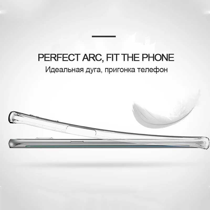 Прозрачный чехол из ТПУ для samsung Galaxy S7 Ультратонкий Мягкий Силиконовые чехлы Edge