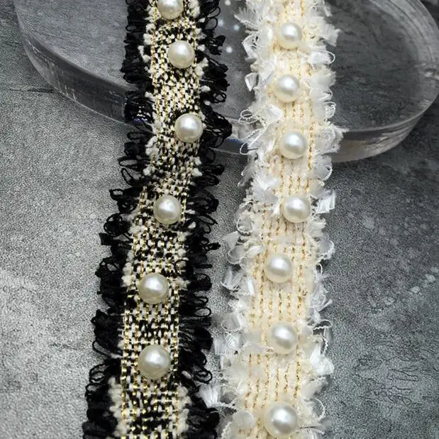 5yards 3cm Vintage Nylon Gold Pearl Beaded Embroidered Lace Trim Ribbon Fabric Handmade DIY Costume Dress Sewing Supplies Craft
5yards 3cm Vintage Nylon Gold Pearl Beaded Embroidered Lace Trim Ribbon Fabric Handmade DIY Costume Dress Sewing Supplies Craft