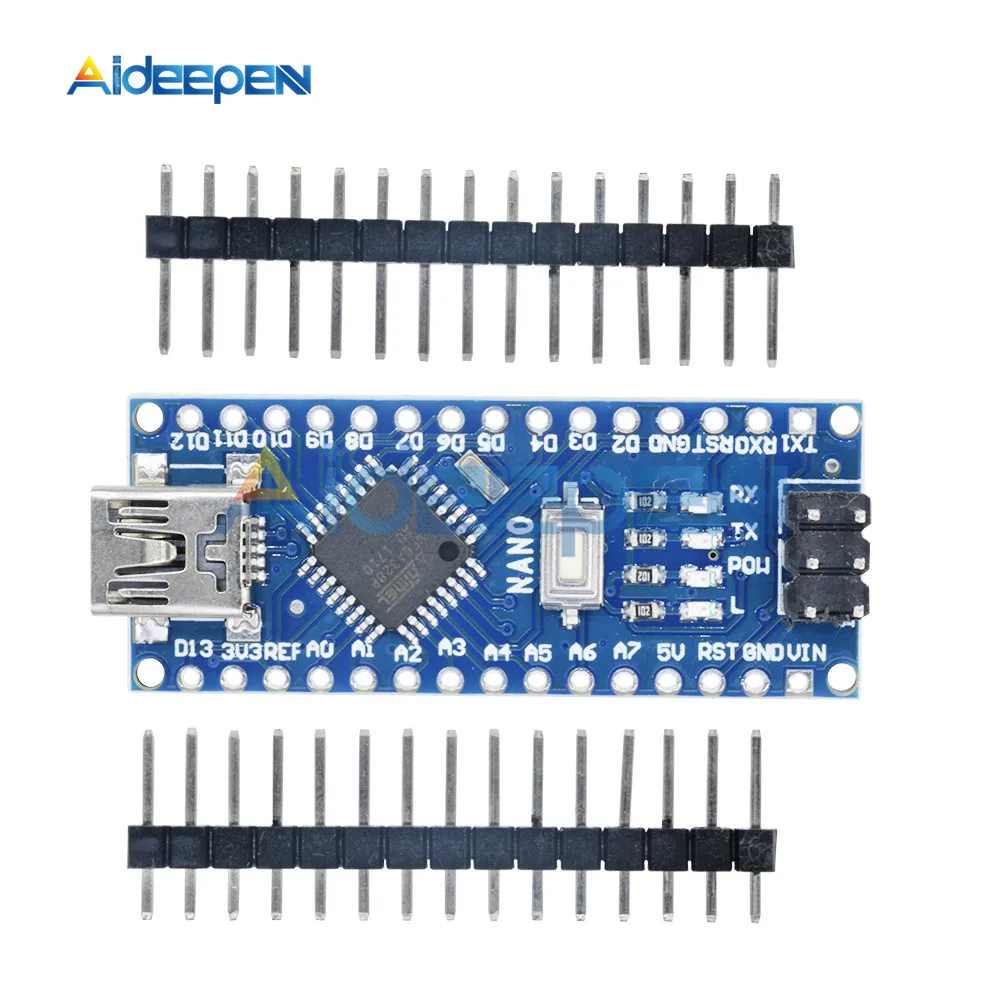 Nano Mini USB With Bootloader Compatible Nano 3.0 Controller Board for Arduino CH340 USB Driver 16Mhz Nano v3.0 ATMEGA328P
Nano Mini USB With Bootloader Compatible Nano 3.0 Controller Board for Arduino CH340 USB Driver 16Mhz Nano v3.0 ATMEGA328P