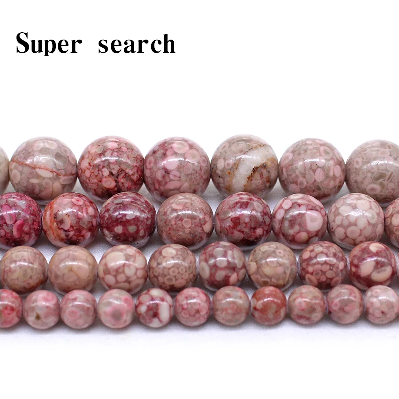 Natural Chrysanthemum Stone Coral Fossils Red Round Loose Beads 15" Strand Jewelry Accessories Making6 8 10 12MM Pick Size
Natural Chrysanthemum Stone Coral Fossils Red Round Loose Beads 15" Strand Jewelry Accessories Making6 8 10 12MM Pick Size