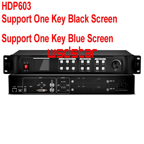 HDP603 светодиодный экран видеопроцессор HDMI/DVI/VGA/CVBS 1920*1200 Поддержка одного нажатия
