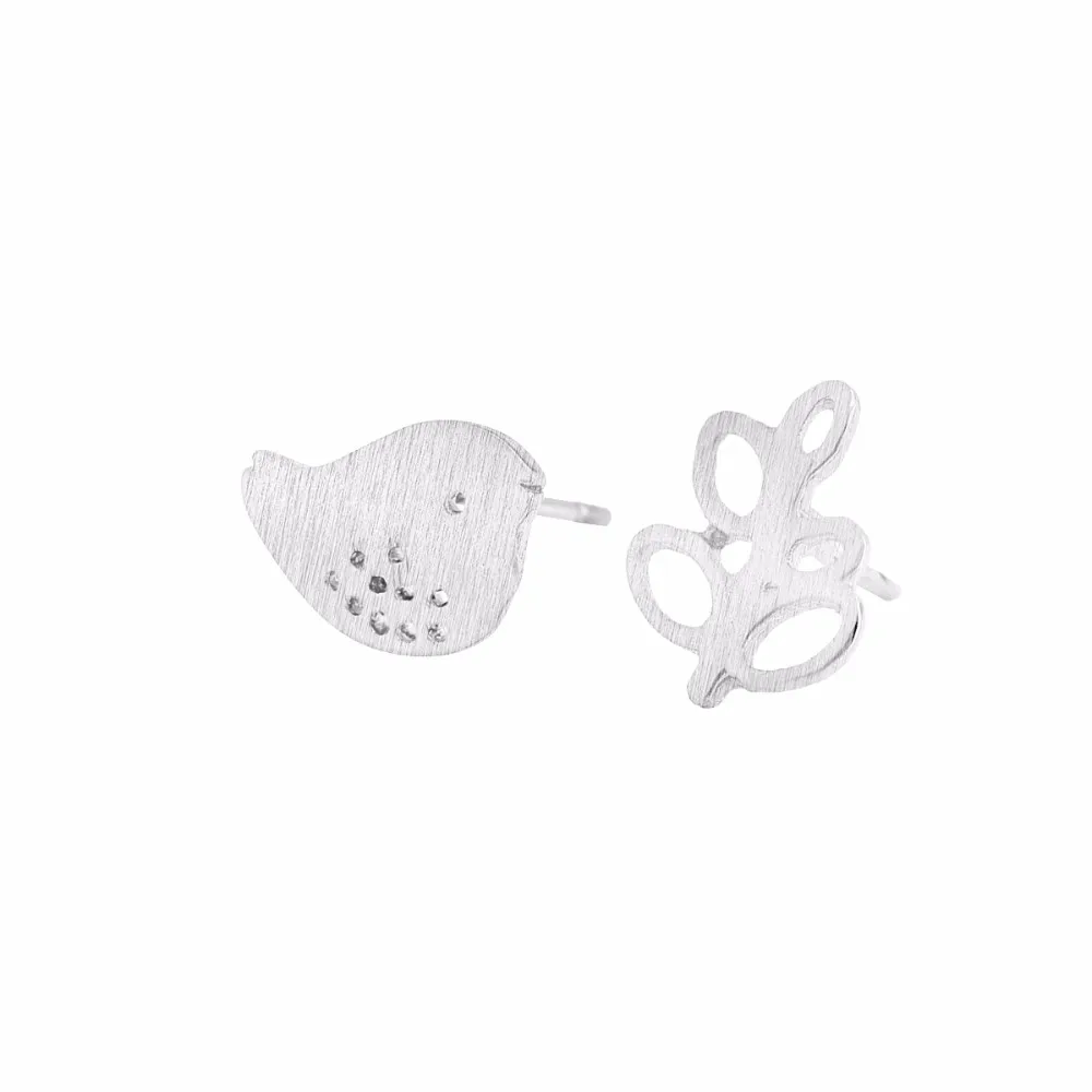 Wholesale 10Pair/Lot Cute Bird And Branches Earring Studs Brass Brincos Jewelry Two Sided Earings For Women Gift
Wholesale 10Pair/Lot Cute Bird And Branches Earring Studs Brass Brincos Jewelry Two Sided Earings For Women Gift