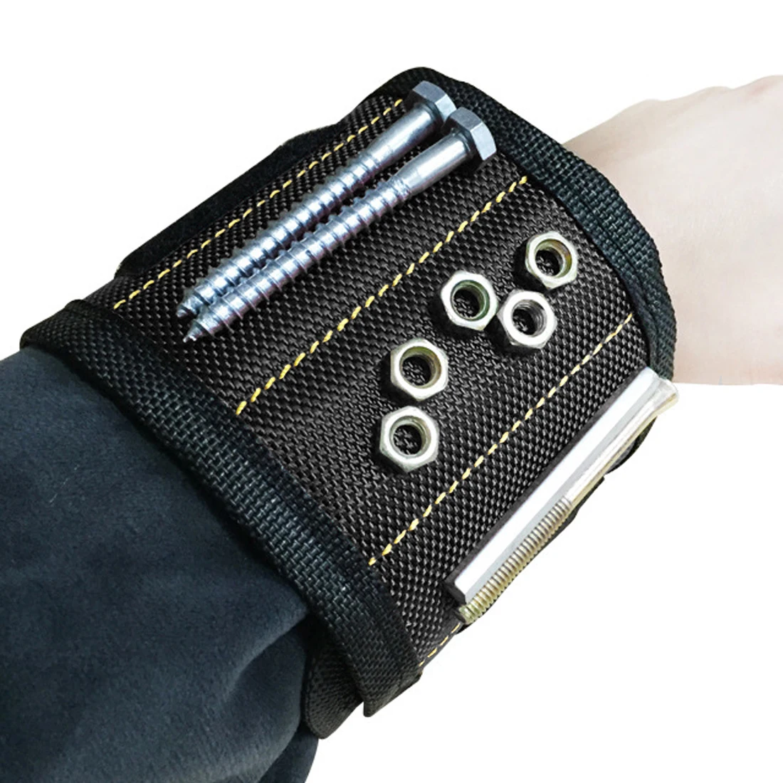 Electrician Tools Bag Magnetic Wristband Strong Magnets Oxford Cloth Pocket Wrist Tool Pouch Bag Screws Drill For Holding Screws
Electrician Tools Bag Magnetic Wristband Strong Magnets Oxford Cloth Pocket Wrist Tool Pouch Bag Screws Drill For Holding Screws