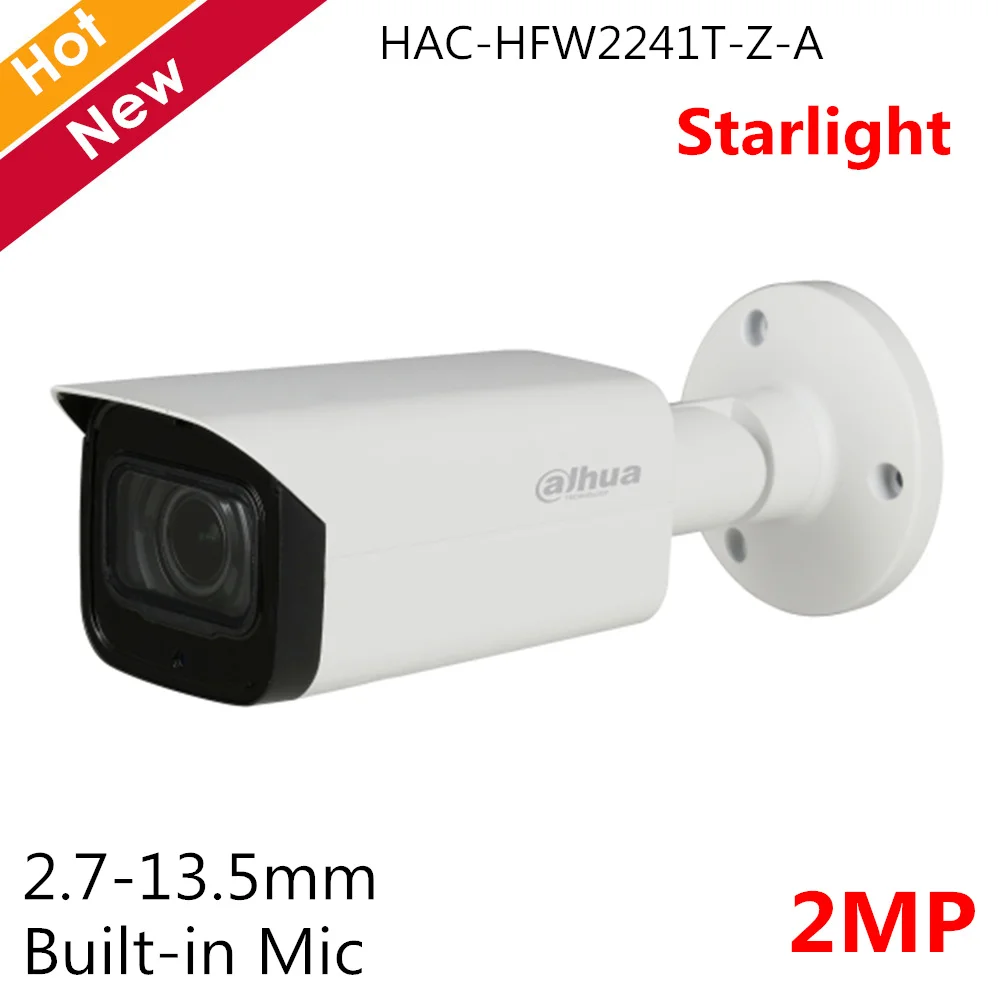 Dahua HAC-HFW2241T-Z-A 2MP Starlight HDCVI IR Bullet камера 2 7-13 5 мм моторизованный объектив Встроенный