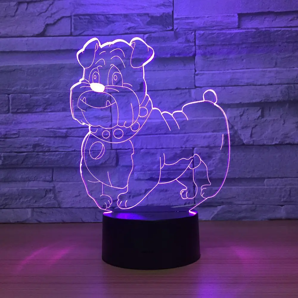 Cute Dog 3D LED Lamp Night Light Multi-colors RGBW Bulb Decorative Luminaria Birthday Gift For Friends Kids Fast Drop Shipping
Cute Dog 3D LED Lamp Night Light Multi-colors RGBW Bulb Decorative Luminaria Birthday Gift For Friends Kids Fast Drop Shipping