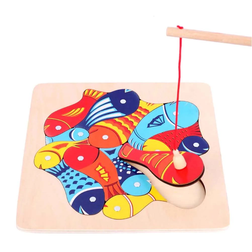 Baby Educational Toy For Children Fishing Wooden Game Set 3D Jigsaw Puzzle Board Wooden Montessori Educational Toy Gift
Baby Educational Toy For Children Fishing Wooden Game Set 3D Jigsaw Puzzle Board Wooden Montessori Educational Toy Gift
