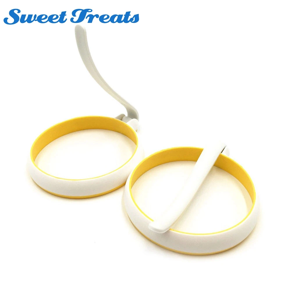 Круглая форма для жарки яиц Sweettreats 2 шт./компл. антипригарное искусственное яйцо
