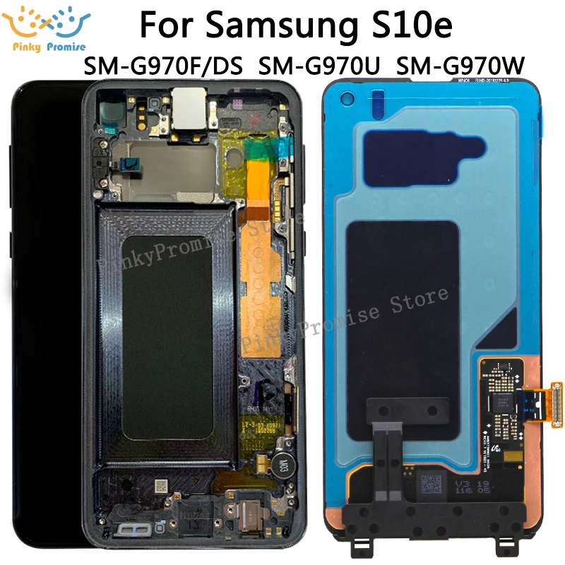 Для Samsung Galaxy S10 e LCD G970F/DS G970U G970W SM G9700 дисплей с рамкой сенсорный экран дигитайзер