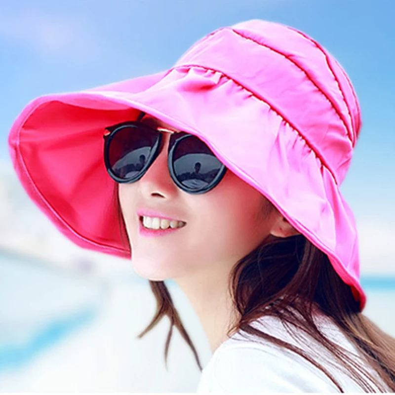 Summer Hats for Women 2016 Fashion Foldable Brimmed Sun Hat Women Outdoor UV Protection Korean Style Beach Chapeu Feminino 1799
Summer Hats for Women 2016 Fashion Foldable Brimmed Sun Hat Women Outdoor UV Protection Korean Style Beach Chapeu Feminino 1799