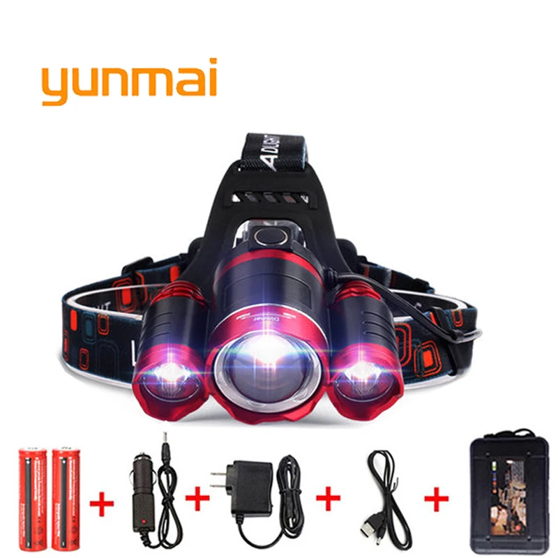 Налобный фонарь yunmai, светодиодный, с питанием от USB, Новый xml t6 + 2Q5, фонарь с аккумулятором 18650, фонарь для охоты и рыбалки
Налобный фонарь yunmai, светодиодный, с питанием от USB, Новый xml t6 + 2Q5, фонарь с аккумулятором 18650, фонарь для охоты и рыбалки
