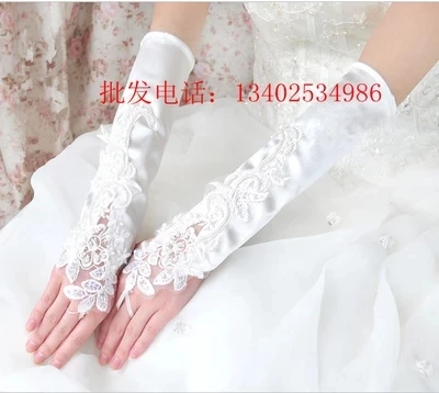 Bride Gloves long design wedding gloves lace fingerless mittens marriage accessories Gloves G024
Bride Gloves long design wedding gloves lace fingerless mittens marriage accessories Gloves G024