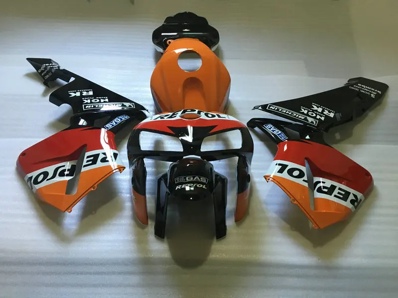 Набор обтекателей мотоцикла для HONDA CBR600RR F5 05 06 CBR 600RR 600 RR 2005 2006 ABS красные оранжевые