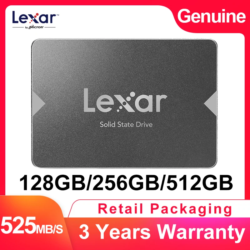 SSD накопитель Lexar NS100 128 ГБ 256 512 1 ТБ SATA3.0 2 5 дюйма Внутренний твердотельный жесткий