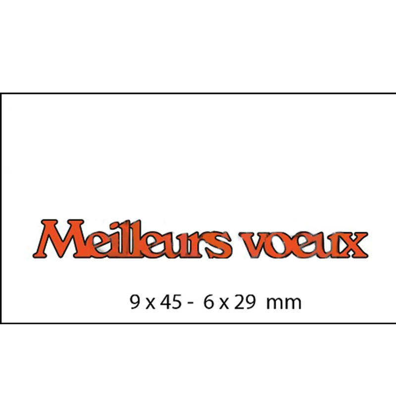 New French Best wishes Metal Cutting Dies Stencils Letters 2019 for DIY Scrapbooking Decorative Embossing Paper Card Crafts
New French Best wishes Metal Cutting Dies Stencils Letters 2019 for DIY Scrapbooking Decorative Embossing Paper Card Crafts