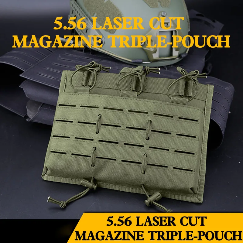 5.56 Tactical Combat Magazine Triple-Pouch Military Airsoft Shooting Pouches Outdoor CS Hunting Rifle Gun Mag Pouches
5.56 Tactical Combat Magazine Triple-Pouch Military Airsoft Shooting Pouches Outdoor CS Hunting Rifle Gun Mag Pouches