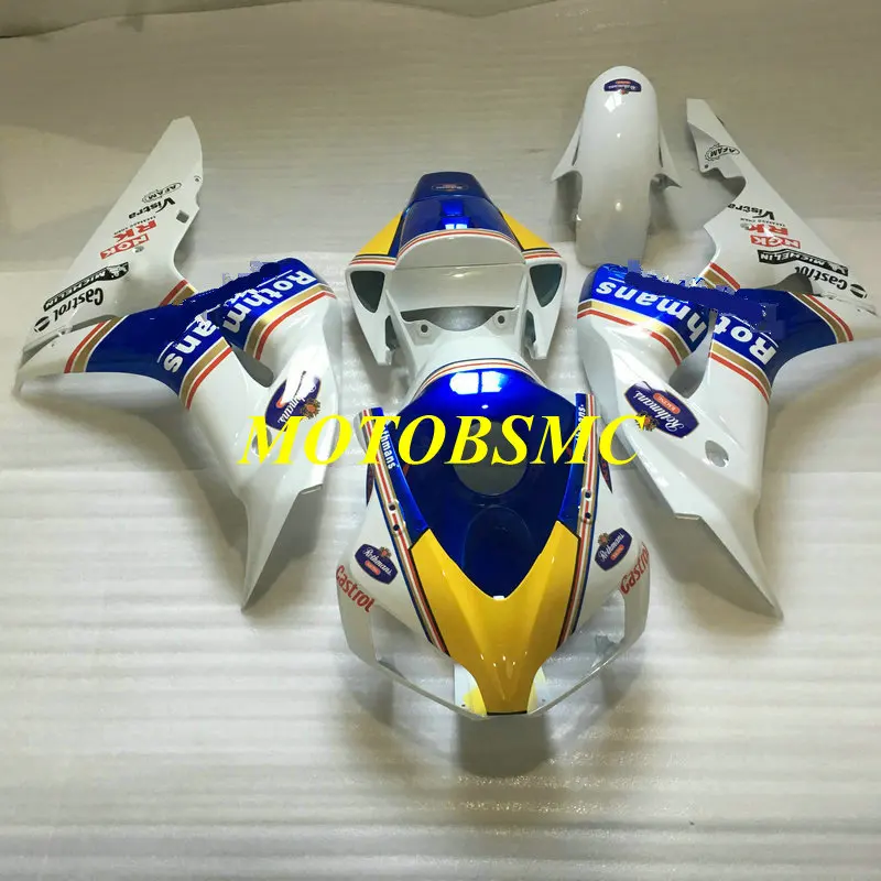 Комплект обтекателей для мотоцикла CBR1000RR 06 07 CBR 1000RR 1000 RR 2006 2007 ABS белый синий