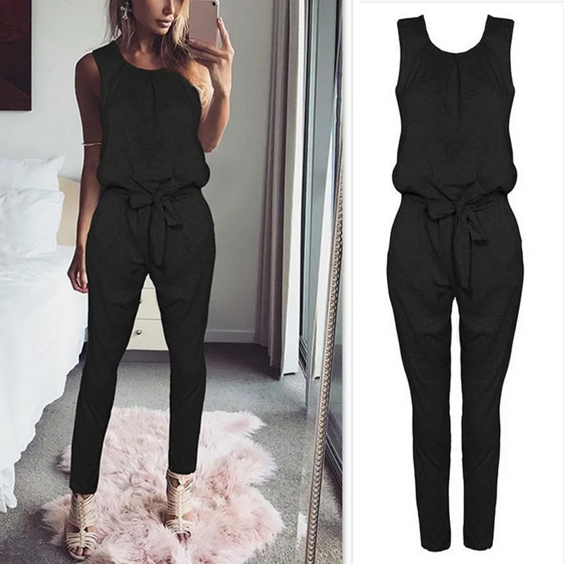Newly Women Bandage Sleeveless Jumpsuit Evening Party Playsuit Long Pants Jumpsuits Overalls m99
Newly Women Bandage Sleeveless Jumpsuit Evening Party Playsuit Long Pants Jumpsuits Overalls m99