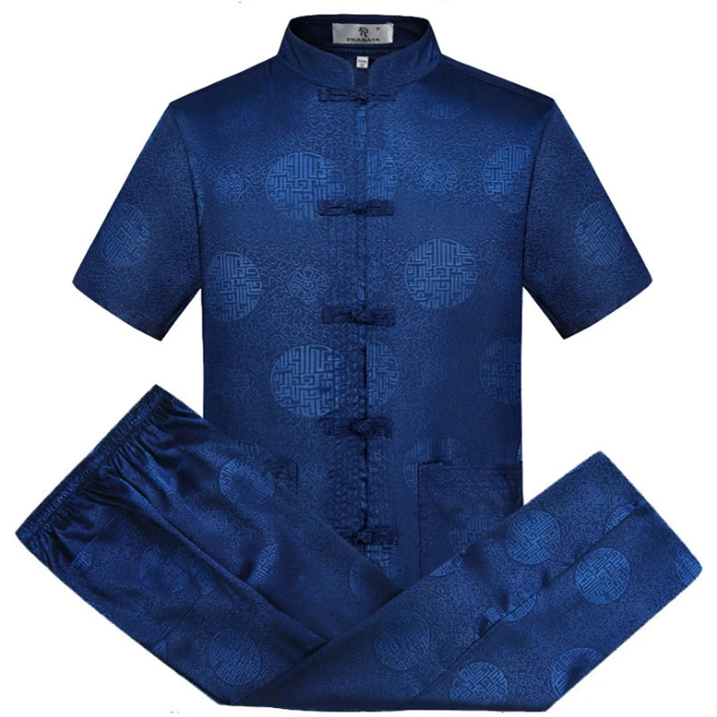Oriental_element Chinese Style Men's Embroider Short Sleeve Kung-Fu Suits Sets S M L XL XXL 3XL 062805
Oriental_element Chinese Style Men's Embroider Short Sleeve Kung-Fu Suits Sets S M L XL XXL 3XL 062805