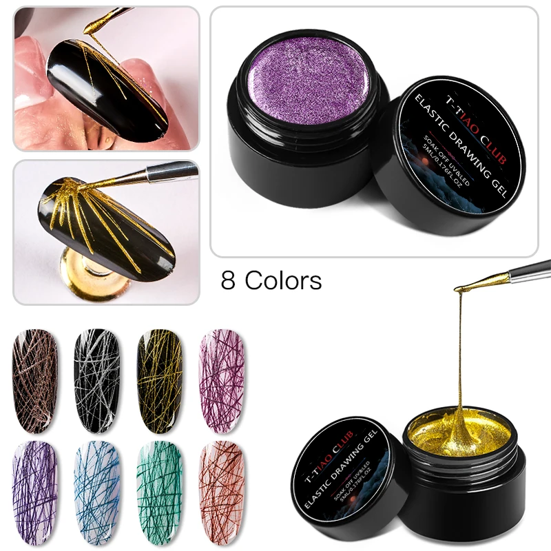 T-TIAO CLUB 2/3/6 Pcs/Set Spider Gel Nail Polish Elastic Drawing Gel Manicure UV Gel Varnish Nail Art 5ml DIY Gel Lacquer
T-TIAO CLUB 2/3/6 Pcs/Set Spider Gel Nail Polish Elastic Drawing Gel Manicure UV Gel Varnish Nail Art 5ml DIY Gel Lacquer