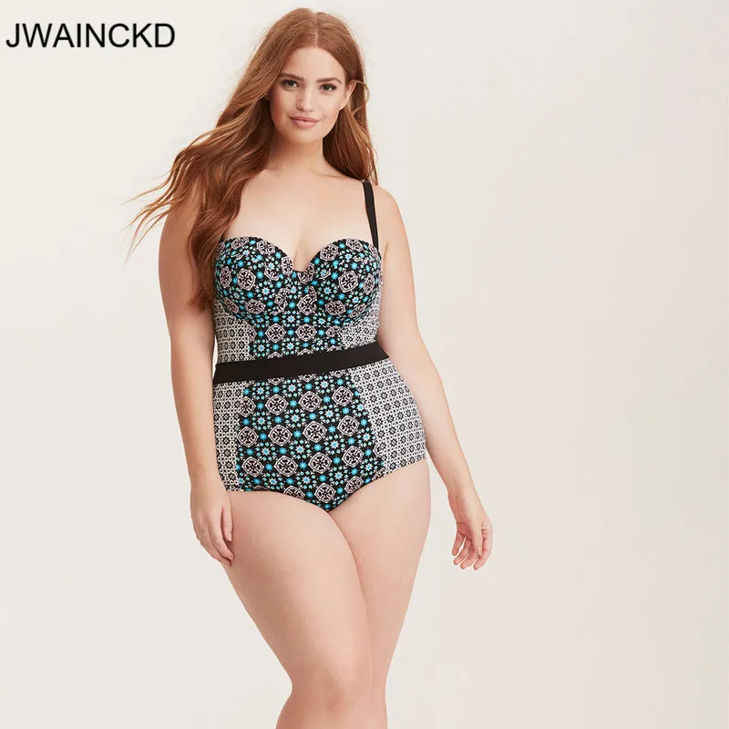 JWAINCKD Plus Size Swimsuit Female Brazilian Style High Waist Swimwear Women Vintage Retro Printed Larger Size Bandage Bodysuit
JWAINCKD Plus Size Swimsuit Female Brazilian Style High Waist Swimwear Women Vintage Retro Printed Larger Size Bandage Bodysuit