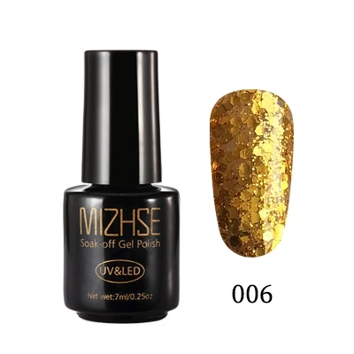 MIZHSE 7ml Glitter Champagne Golden Varnish Soak Off UV Gel Nail Polish Lacquer Platinum Enamel Salon Manicure Paint Gel
MIZHSE 7ml Glitter Champagne Golden Varnish Soak Off UV Gel Nail Polish Lacquer Platinum Enamel Salon Manicure Paint Gel