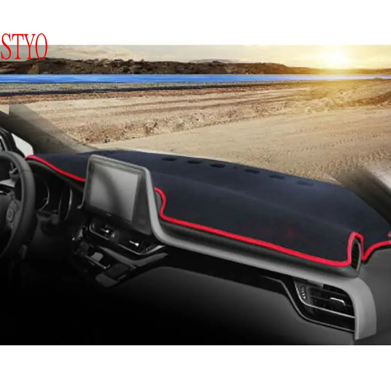 STYO Car dashboard Avoid Light Pad Instrument Platform Desk Cover Mat Carpets Trim For TOYOTA1 C-HR CHR 2017 2018
STYO Car dashboard Avoid Light Pad Instrument Platform Desk Cover Mat Carpets Trim For TOYOTA1 C-HR CHR 2017 2018