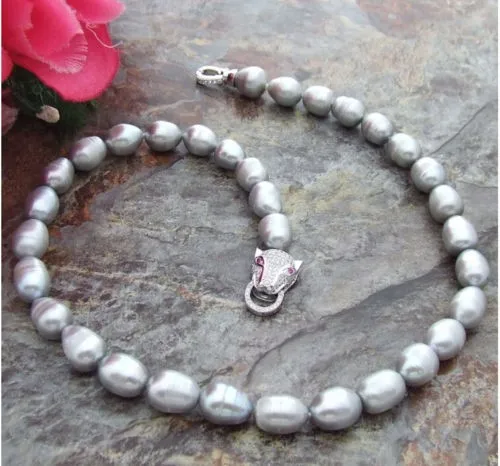 Genuine STUNNING 11-12MM SOUTH SEA GREY PEARL NECKLACE Beads wedding Women Gift word 925 Round Beads Necklace
Genuine STUNNING 11-12MM SOUTH SEA GREY PEARL NECKLACE Beads wedding Women Gift word 925 Round Beads Necklace