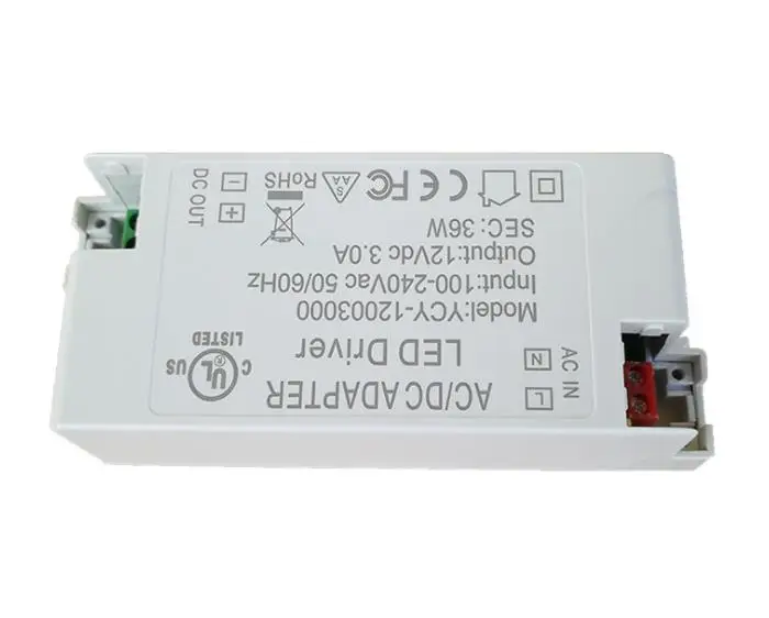 10PIECES/power 36w 12vdc Lighting Transformers high quality safe Driver for LED strip 3528 5050 power supply 2 year warranty | Лампы и