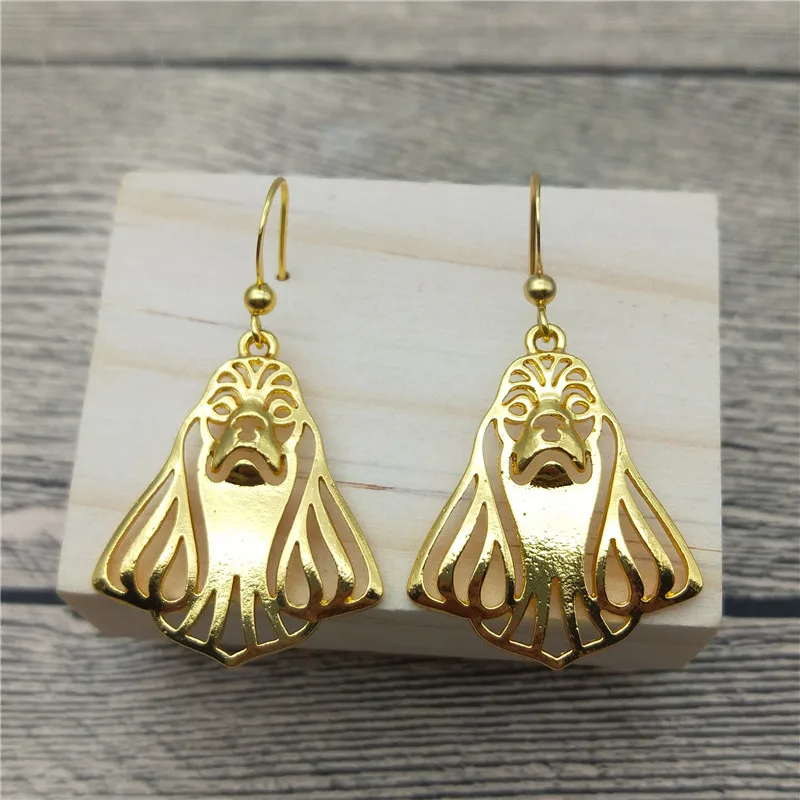 New American Cocker Spaniel Drop Earrings Trendy Style Cocker Spaniel Dangle Earrings Fashion Pet Dog Earrings Women Jewellery
New American Cocker Spaniel Drop Earrings Trendy Style Cocker Spaniel Dangle Earrings Fashion Pet Dog Earrings Women Jewellery