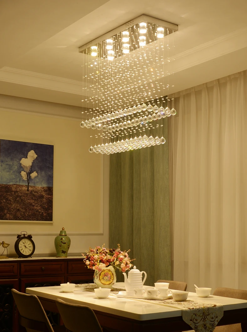 Crystal chandelier led living room lamp simple modern bedroom restaurant room lamp atmosphere home crystal lamps led fixture
Crystal chandelier led living room lamp simple modern bedroom restaurant room lamp atmosphere home crystal lamps led fixture