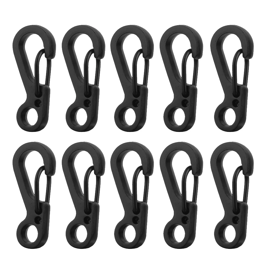 10pcs Snap Buckle Carabiner Camping Split Spring Lock Hook Keyring Keychain for Outdoor Camping,Hiking,Traveling
10pcs Snap Buckle Carabiner Camping Split Spring Lock Hook Keyring Keychain for Outdoor Camping,Hiking,Traveling