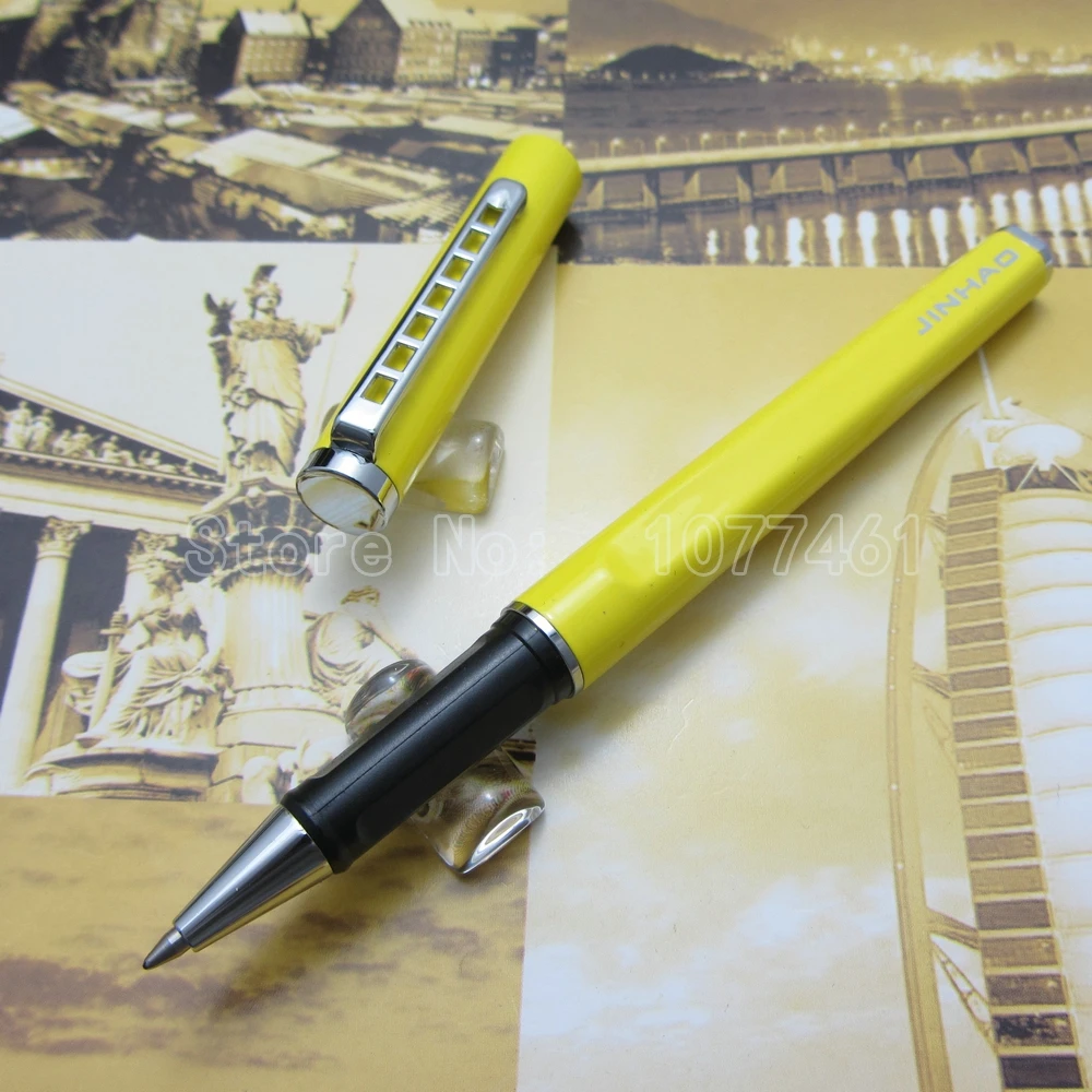 Jinhao офисная шариковая ручка новинка черный белый красный синий зеленый золотой матовый черный розовый желтый на выбор JT112G
Jinhao офисная шариковая ручка новинка черный белый красный синий зеленый золотой матовый черный розовый желтый на выбор JT112G