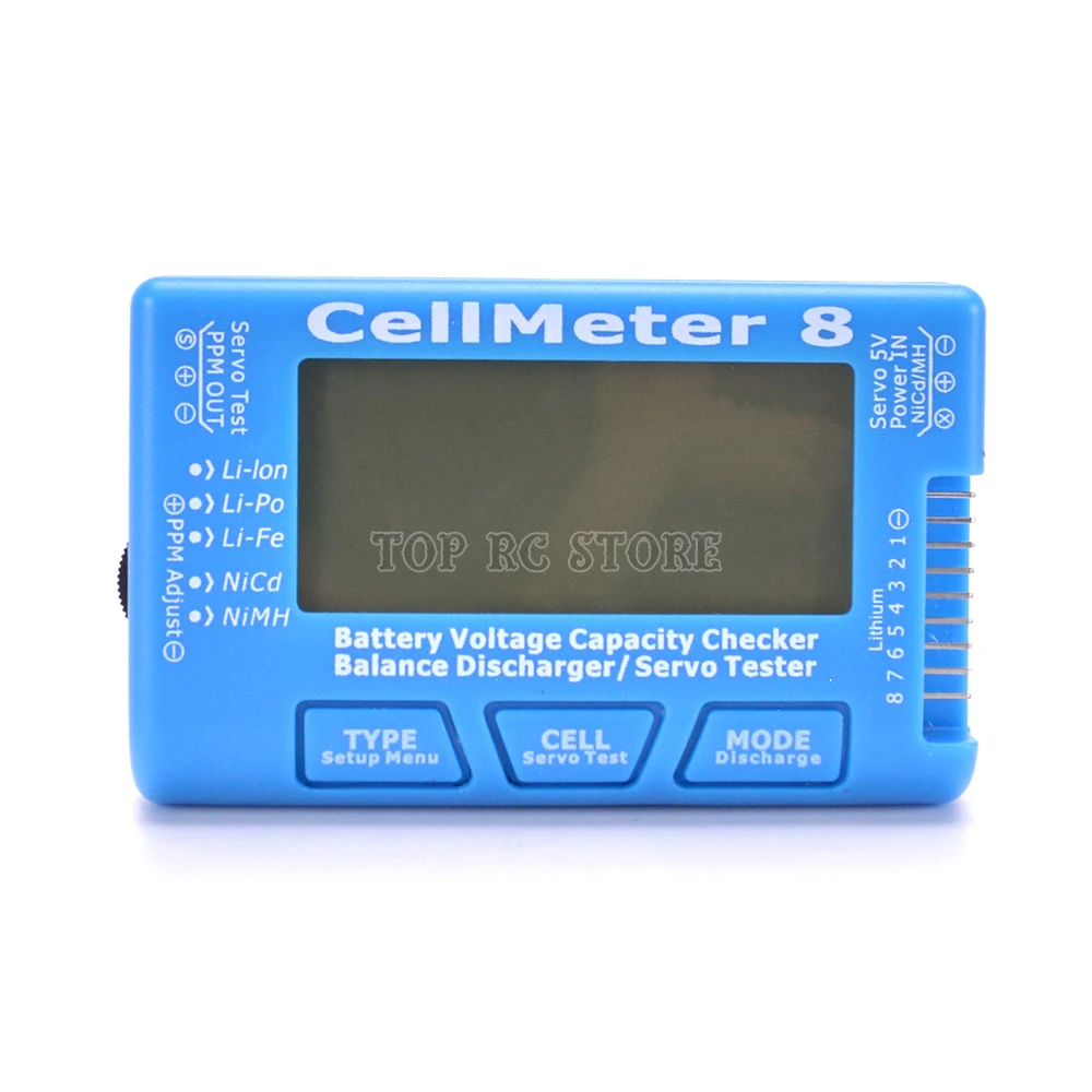 Многофункциональный цифровой сервоприбор CellMeter 8 прибор для проверки мощности 2S