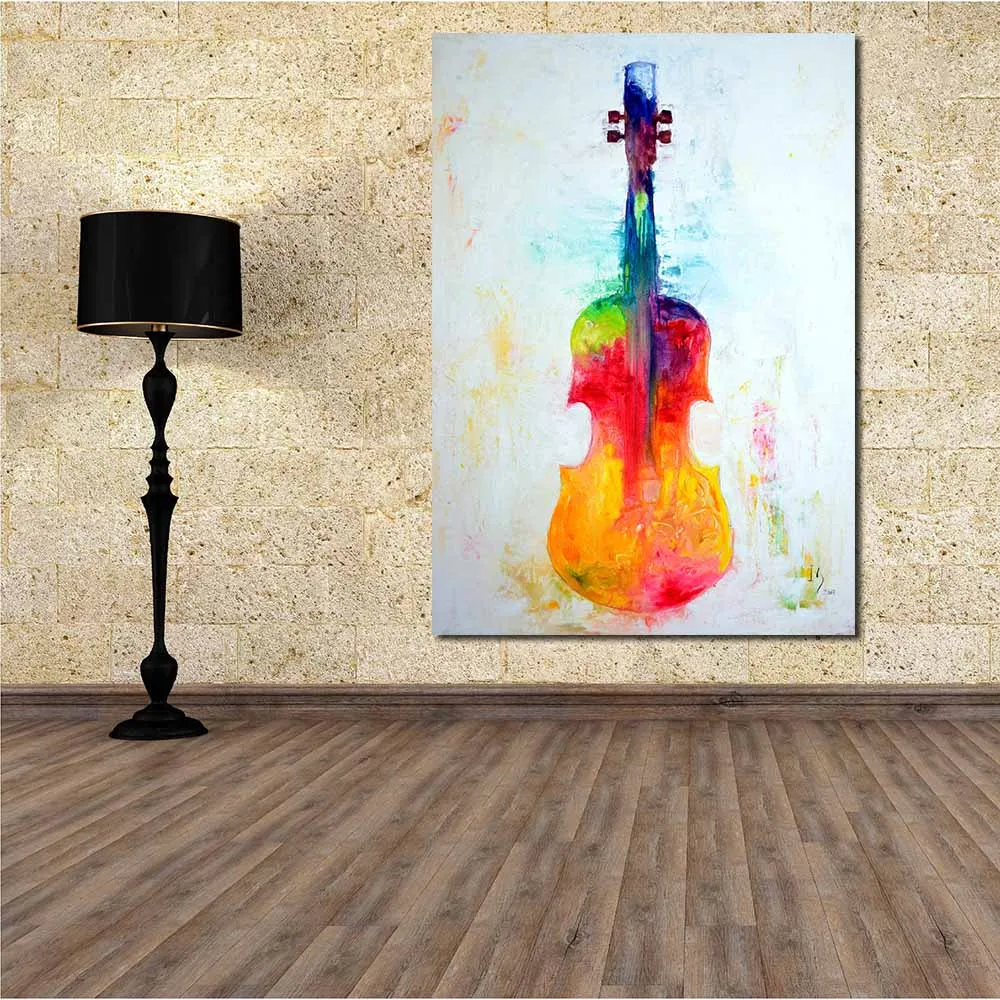 JQHYART Oil Painting Canvas Art Home Decor Colorful Violin Painting Wall Pictures For Living Room Modern No Frame Picture
JQHYART Oil Painting Canvas Art Home Decor Colorful Violin Painting Wall Pictures For Living Room Modern No Frame Picture