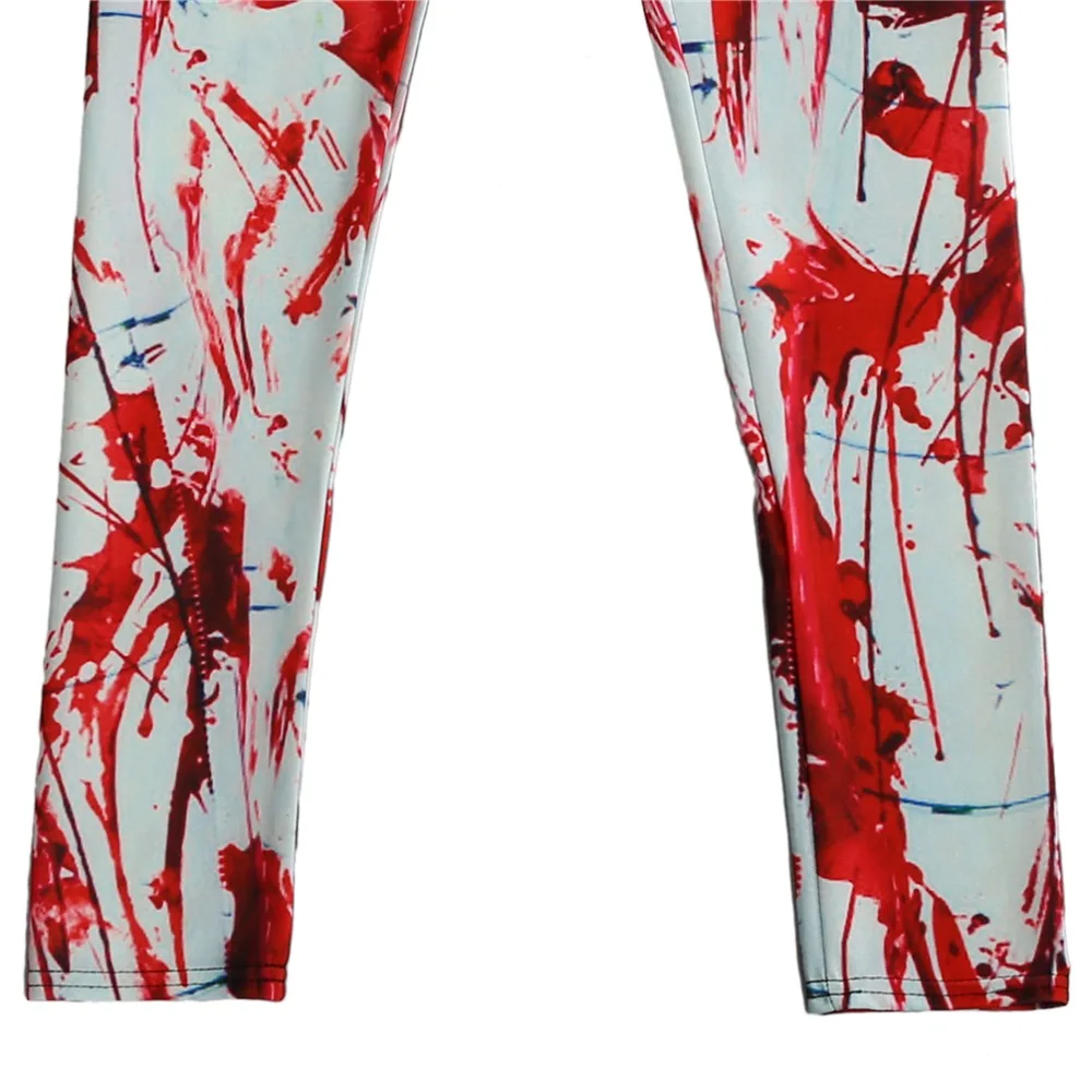 Elastic Casual Pants 3D Digital Printing Blood stains Pattern Women Leggings 7 sizes Fitness Clothing Free Shipping
Elastic Casual Pants 3D Digital Printing Blood stains Pattern Women Leggings 7 sizes Fitness Clothing Free Shipping