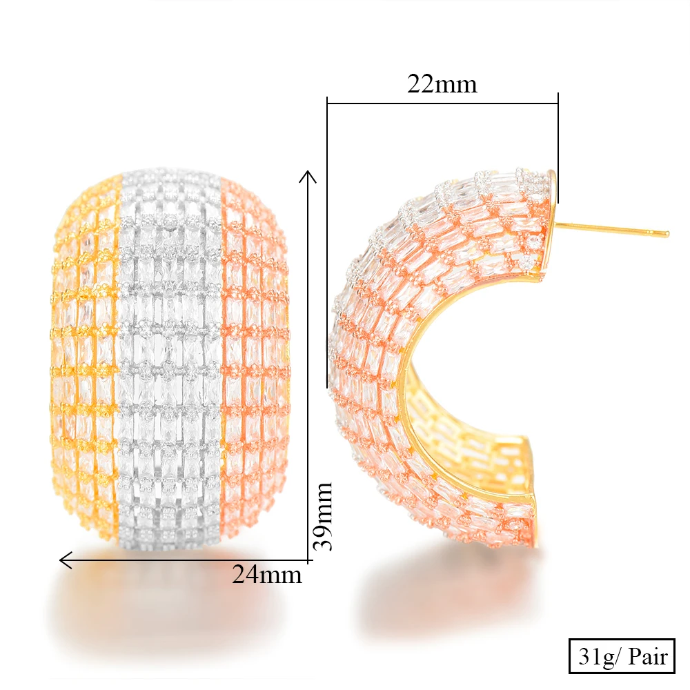 missvikki boucle d'oreille femme 2019 New Design Luxury Stud Earrings for Bridal Women Actor Dancer Party Stage Show Earrings
missvikki boucle d'oreille femme 2019 New Design Luxury Stud Earrings for Bridal Women Actor Dancer Party Stage Show Earrings