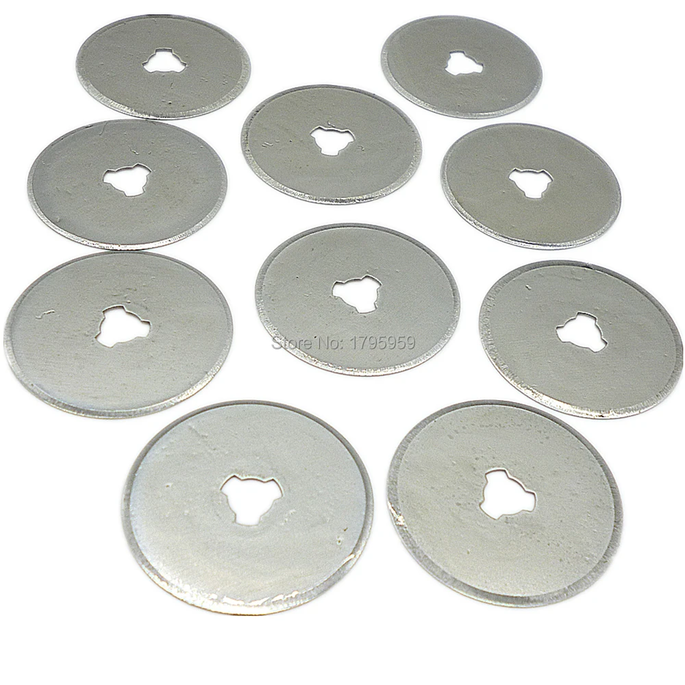 10 pieces 45mm Rotary Cutter Refill Blade Cutters Sewing Quilting Photos Fabric Vinyl Cutting Tools Replacement Spare Blades
10 pieces 45mm Rotary Cutter Refill Blade Cutters Sewing Quilting Photos Fabric Vinyl Cutting Tools Replacement Spare Blades