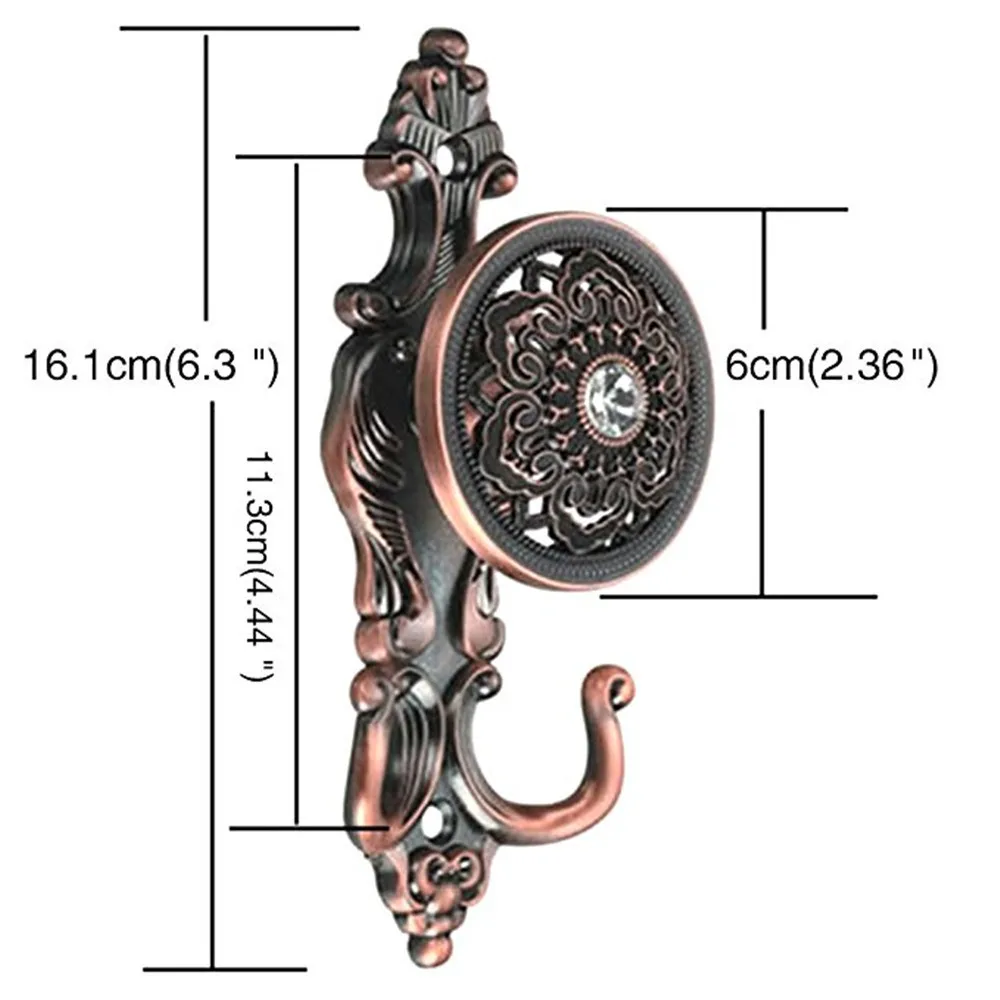 2Pc/Set European Style Copper Metal Curtain Wall Hanging Hooks Retro Delicate Decoration Curtain Hook Multifunction Curtain Hook
2Pc/Set European Style Copper Metal Curtain Wall Hanging Hooks Retro Delicate Decoration Curtain Hook Multifunction Curtain Hook